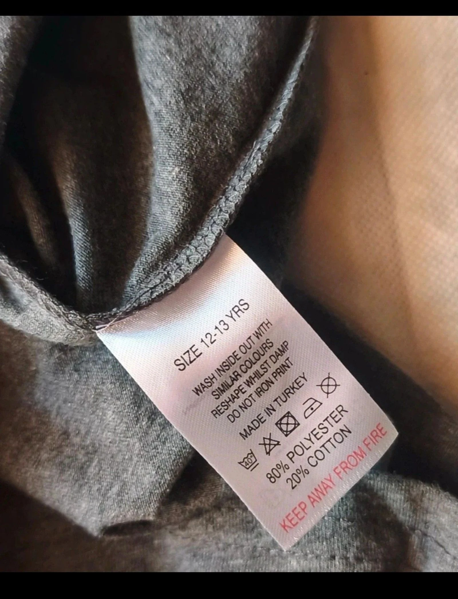 Camiseta NASA Gris Antracita (Nueva con Etiqueta) popgear – photo 3